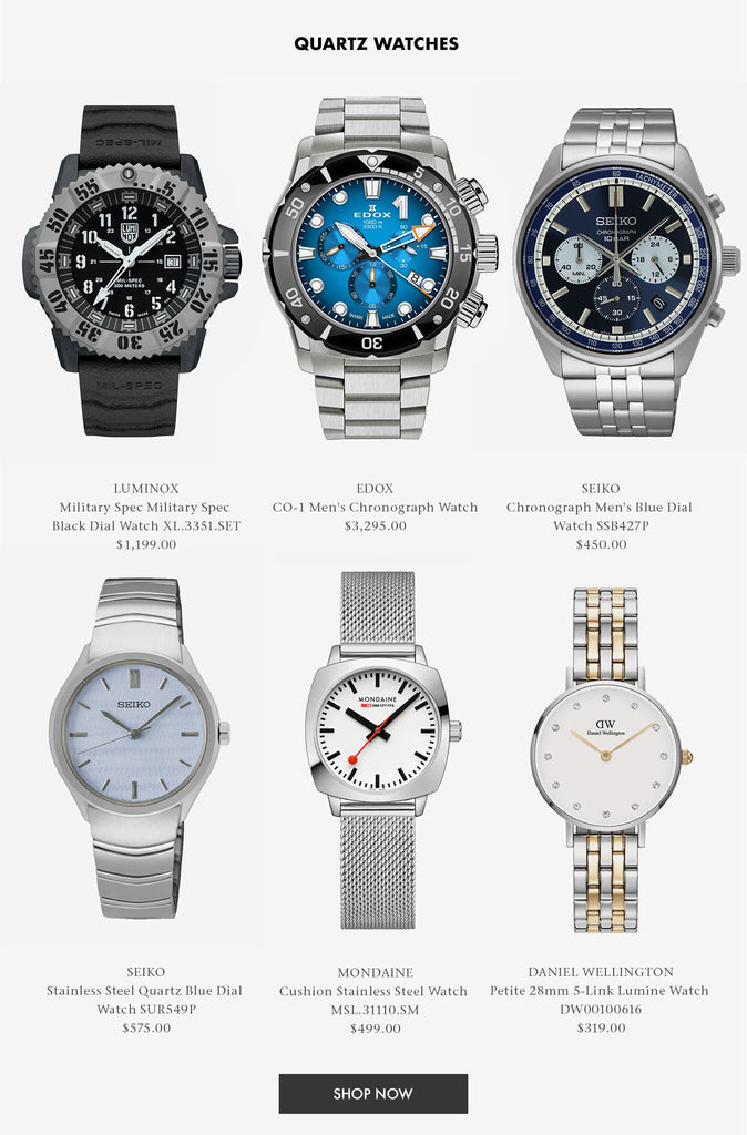 Shop Quartz Watches