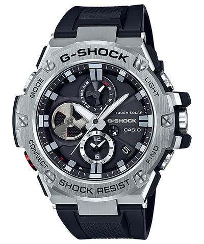 G-Shock Solar Stainless Steel Connected Series Mens Watch GSTB100-1A